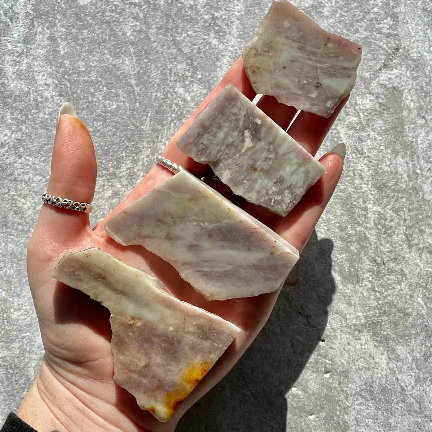 Rough - Slab - Pink Tourmaline - 1KG Rough - Slab - Pink Tourmaline - 1KG